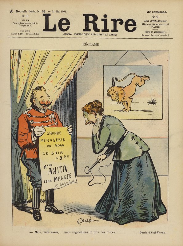 Illustrasjon for Le Rire av Jules Abel Faivre