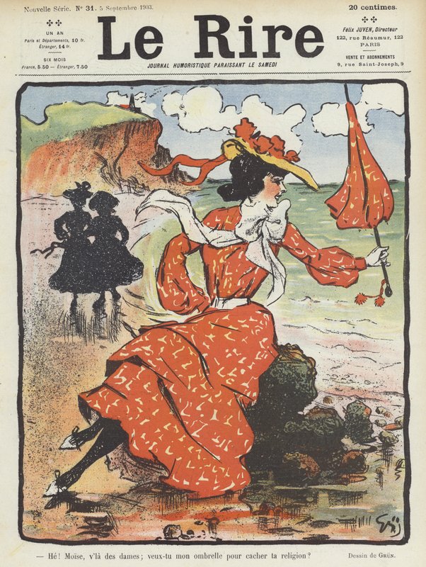 Illustrasjon for Le Rire av Jules Alexandre Gruen or Grun