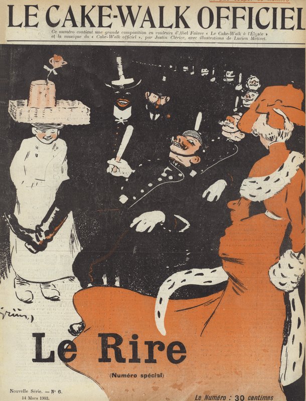 Illustrasjon for Le Rire av Jules Alexandre Gruen or Grun