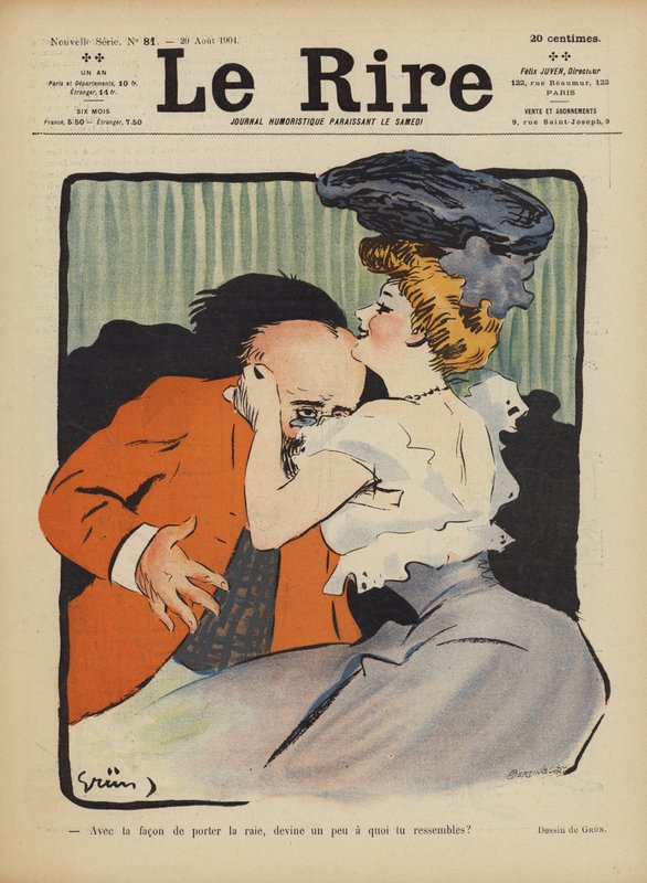Illustrasjon for Le Rire av Jules Alexandre Gruen or Grun