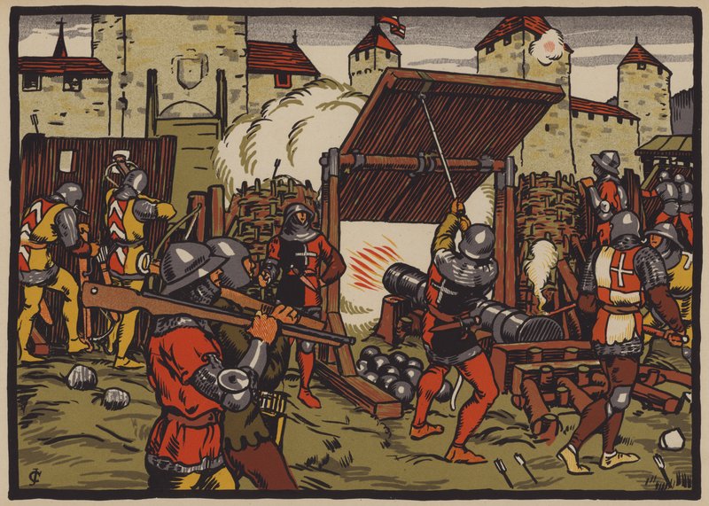 Erobringen av Aargau av det sveitsiske konføderasjonen av Jules Courvoisier