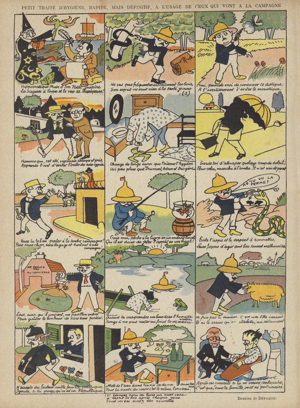 Illustrasjon for Le Rire av Jules Depaquit