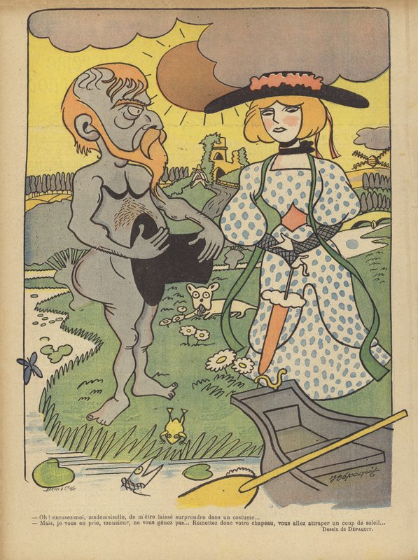 Illustrasjon for Le Rire av Jules Depaquit