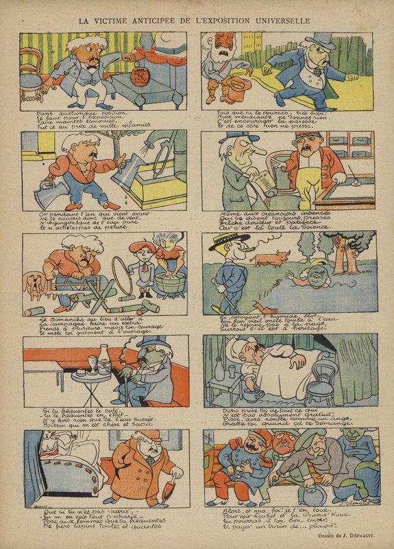 Illustrasjon for Le Rire av Jules Depaquit