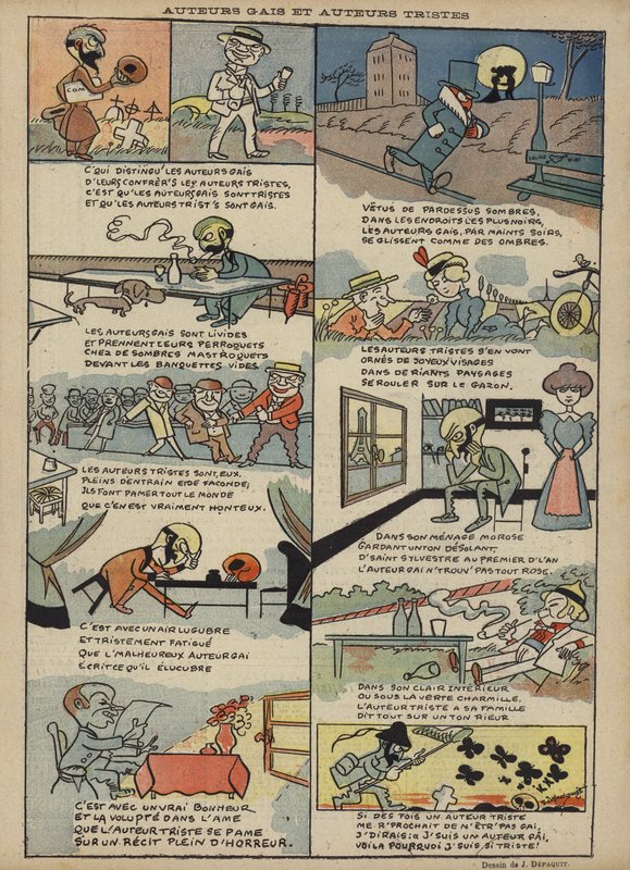 Illustrasjon for Le Rire av Jules Depaquit