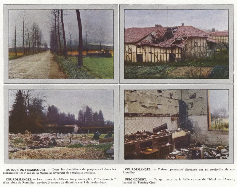 Rundt Frignicourt, Courdemanges, Courdemanges, Frignicourt av Jules Gervais Courtellemont