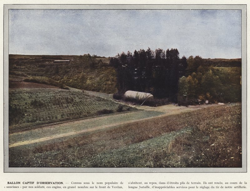 Fangeobservasjonsballong av Jules Gervais Courtellemont