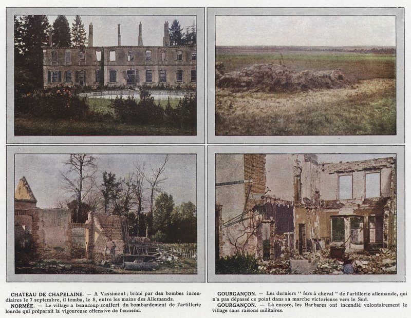 Chateau de Chapelaine, Gourgancon, Normee, Gourgancon av Jules Gervais Courtellemont