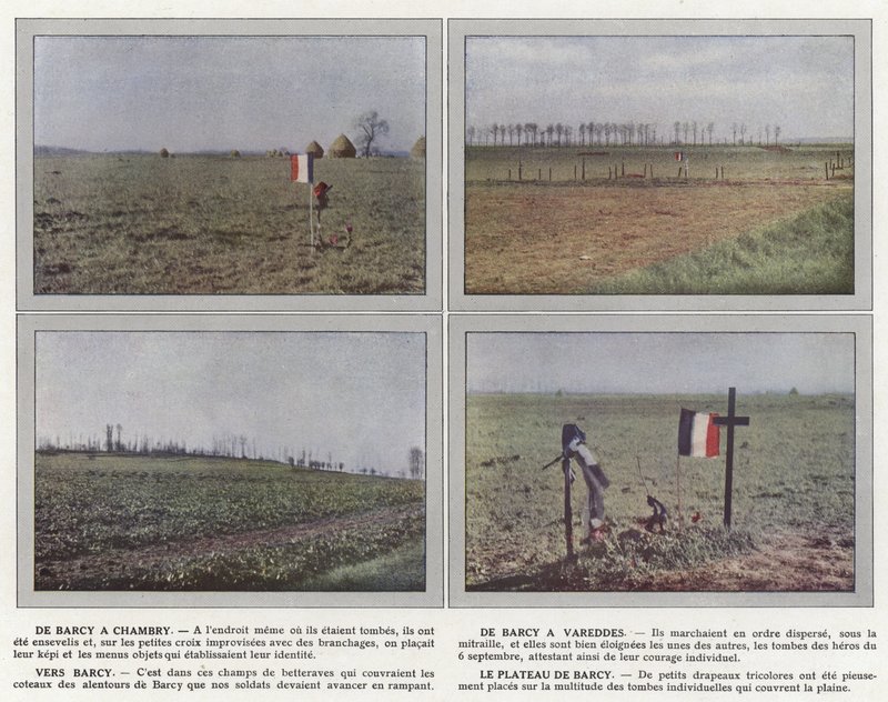 Fra Barcy til Chambry, Fra Barcy til Vareddes, Vers Barcy, Le Plateau de Barcy av Jules Gervais Courtellemont