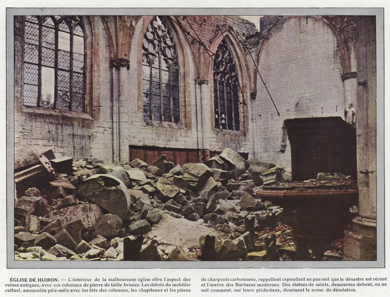 Huiron kirke av Jules Gervais Courtellemont