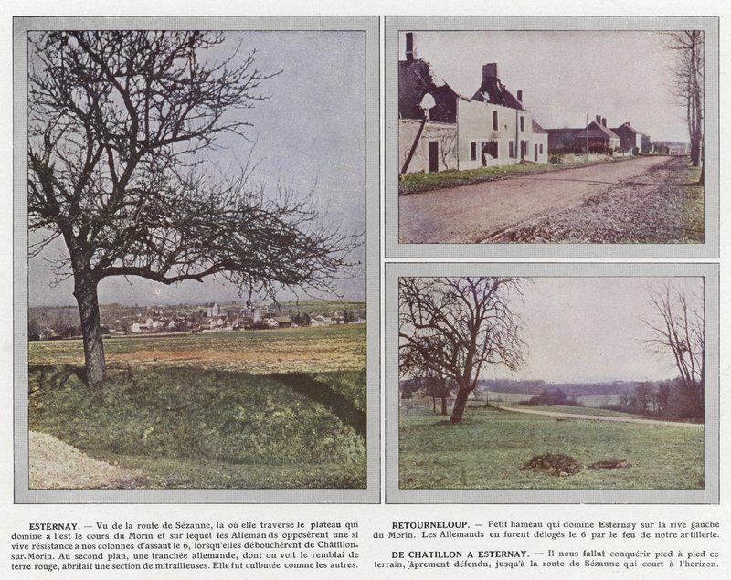 Esternay, Retourneloup, Fra Chatillon til Esternay av Jules Gervais Courtellemont