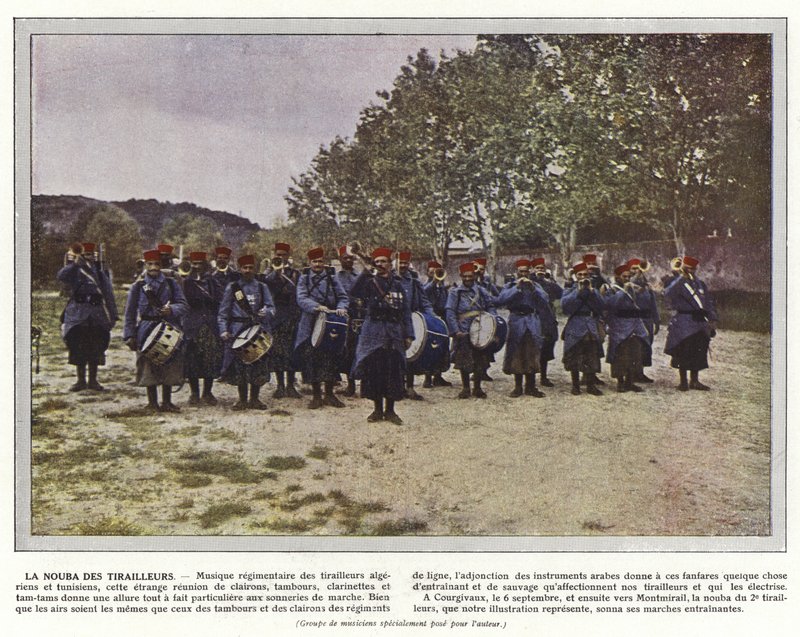 Tirailleurs Nouba av Jules Gervais Courtellemont