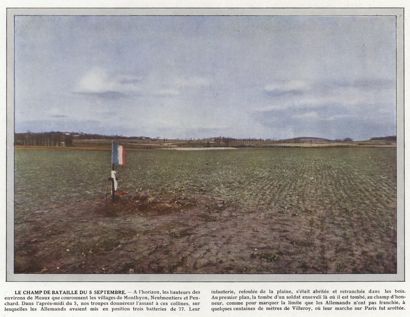Slagmarken 5. september av Jules Gervais Courtellemont