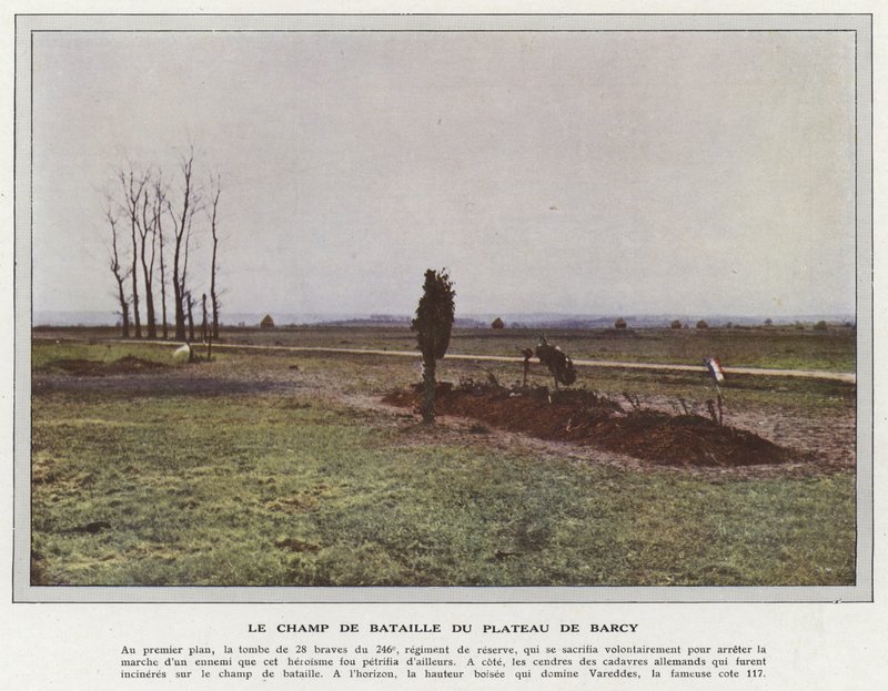 Barcy Plateau Battlefield av Jules Gervais Courtellemont