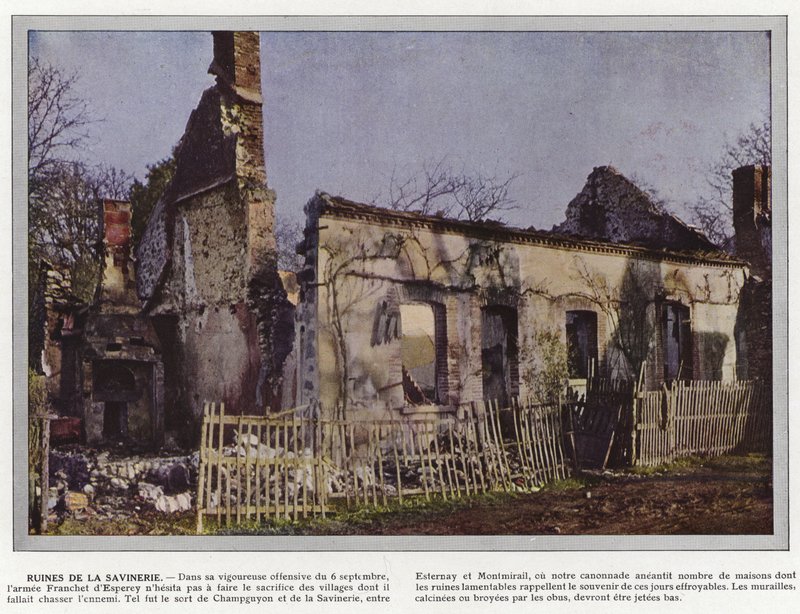 Ruinene av Savinerie av Jules Gervais Courtellemont