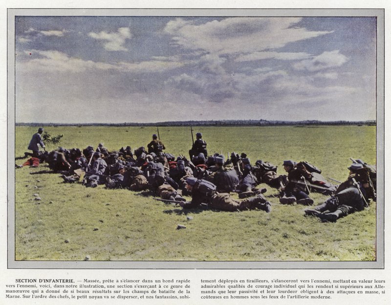 Infanteriplatong av Jules Gervais Courtellemont