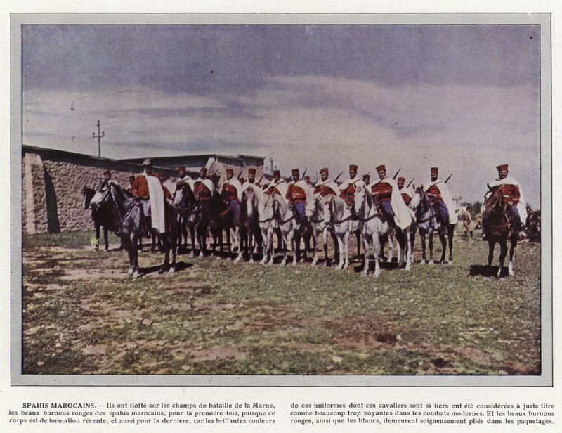 Marokkansk spahis av Jules Gervais Courtellemont