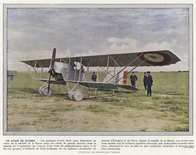 Et krigsfly av Jules Gervais Courtellemont