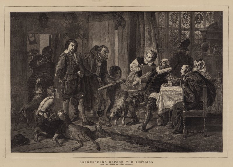 Shakespeare foran dommerne av Julius Friedrich Anton Schrader