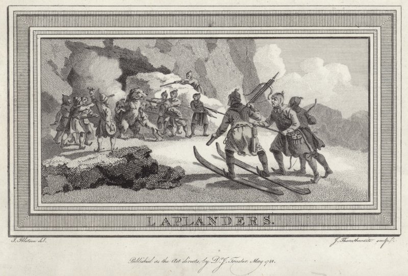 Laplandere av Julius Caesar Ibbetson