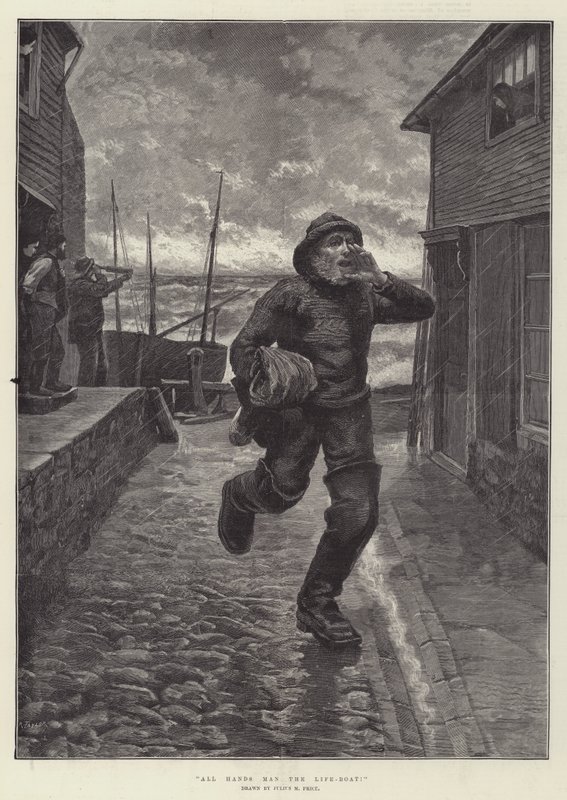All Hands Man The Life-Boat! av Julius Mandes Price