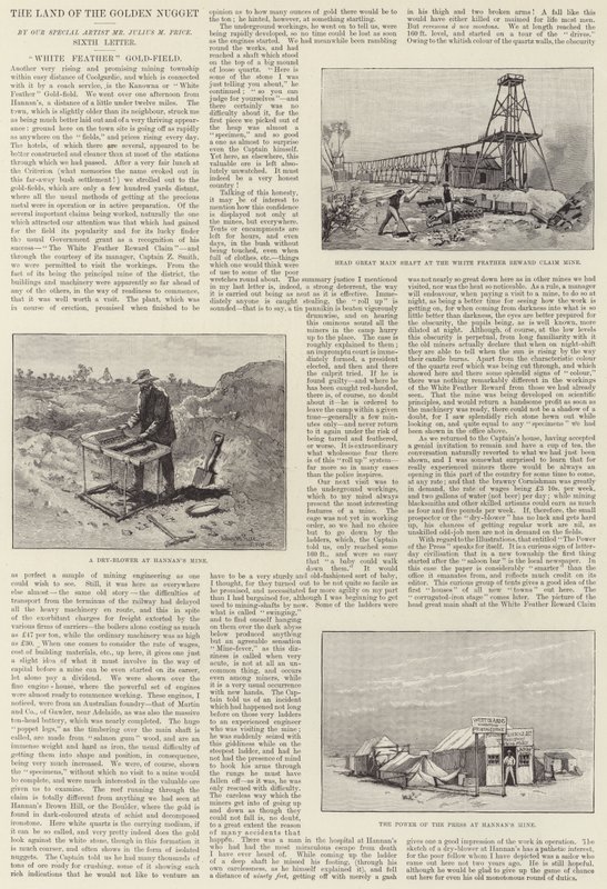 The Land of the Golden Nugget, White Feather Gold-Field av Julius Mandes Price