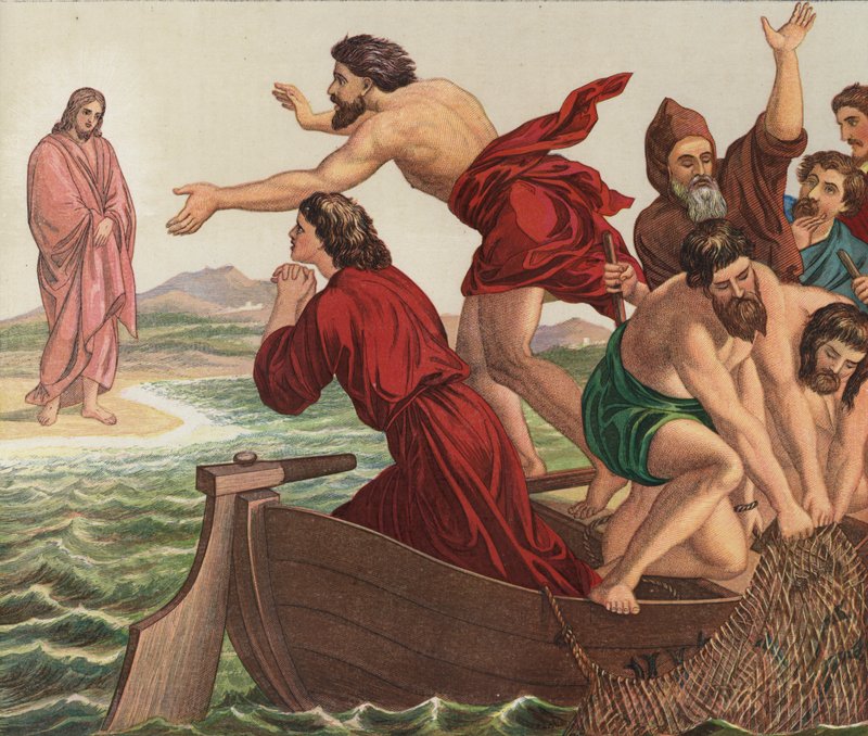 Kristus viser seg ved Tiberiassjøen av Julius Schnorr von Carolsfeld