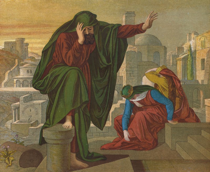 Jeremias klagesang av Julius Schnorr von Carolsfeld