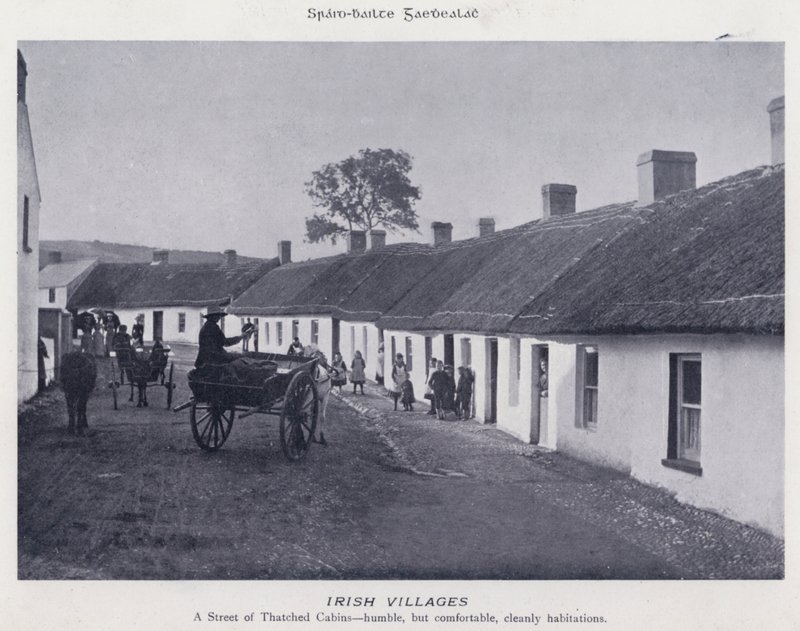 Irish Villages (s/hvitt bilde) av Karl Karlovich Piratsky