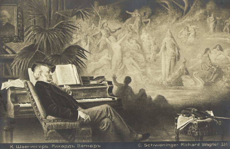 Richard Wagners drøm av Karl or Carl the Younger Schweninger