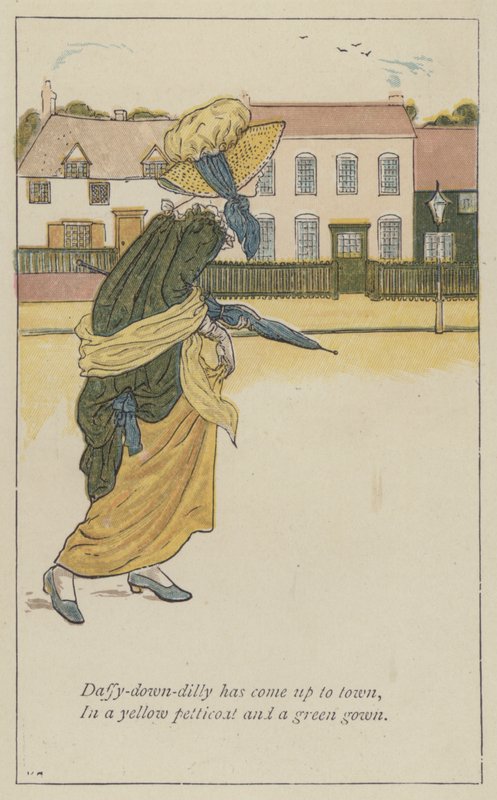 Daffy-down-dilly har kommet opp til byen av Kate Greenaway