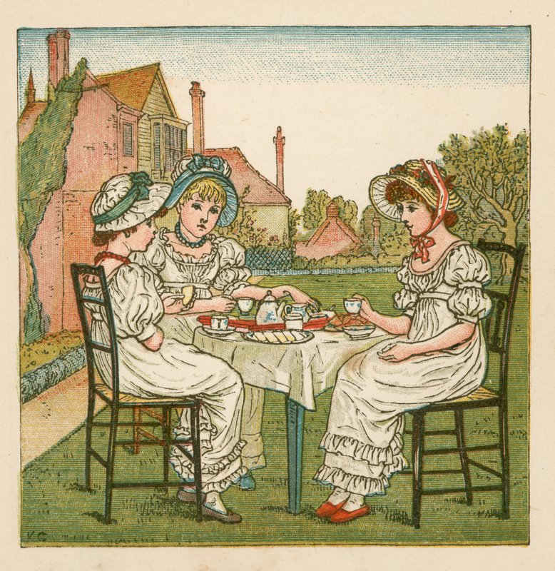 Te i hagen av Kate Greenaway