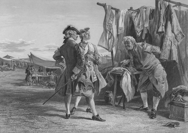 Striden mellom Pedlar og Cleveland på messen i Kirkwall av Keeley Halswelle
