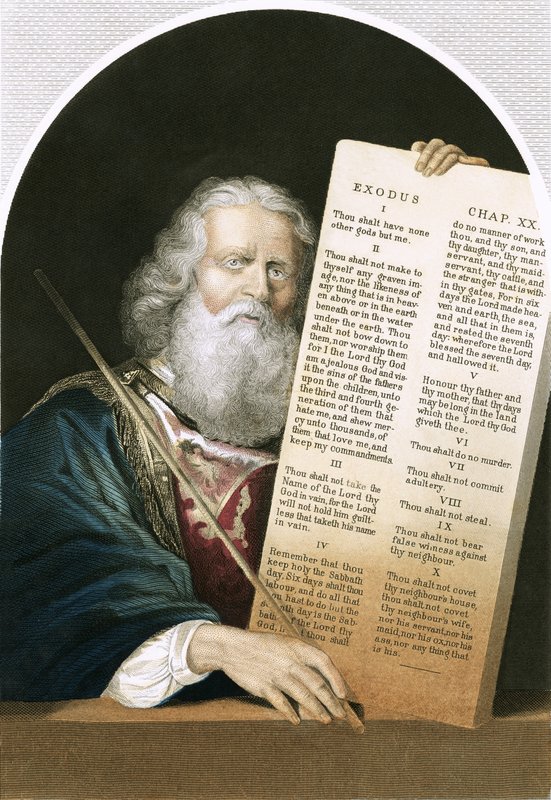 Moses og de ti bud av Kuhn
