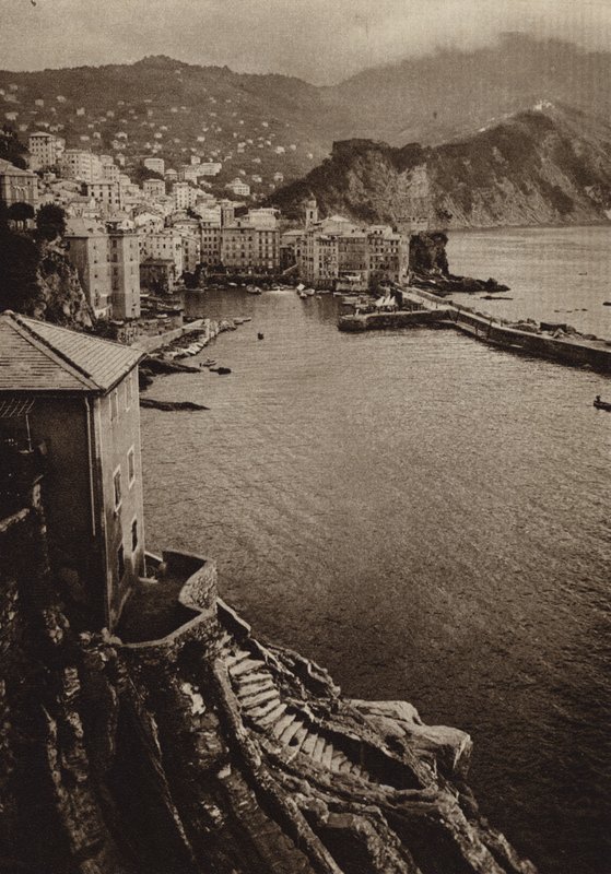 Italia: Camogli, Riviera (s/h-bilde) av Kurt Hielscher