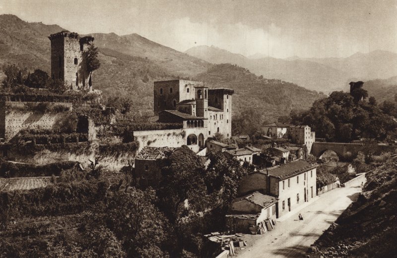 Italia: Castello Verrucola, Fivizzano (s/h-bilde) av Kurt Hielscher