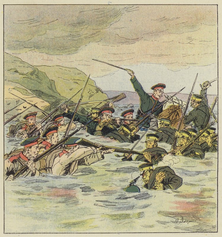 Kamp i Kin-Tcheou Bay av L. Malespine