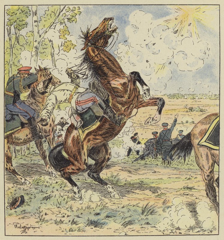 Mort av general Keller av L. Malespine