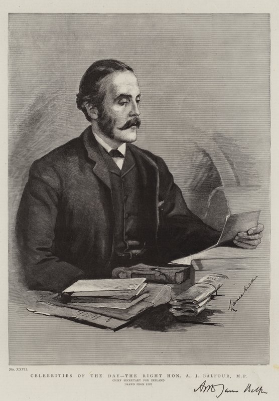 Dagens kjendiser, Høyre ærede AJ Balfour, MP av Lance Calkin