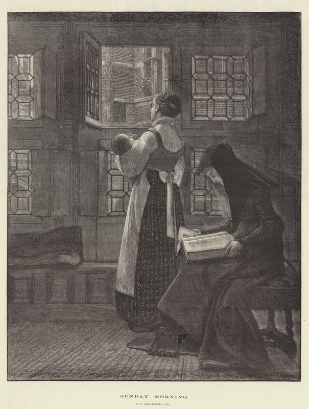 Søndag morgen av Lawrence Alma Tadema