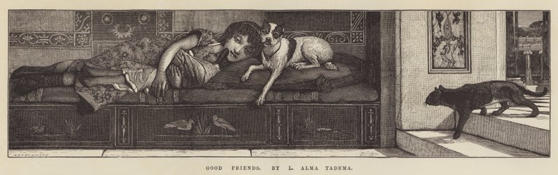 Gode venner av Lawrence Alma Tadema