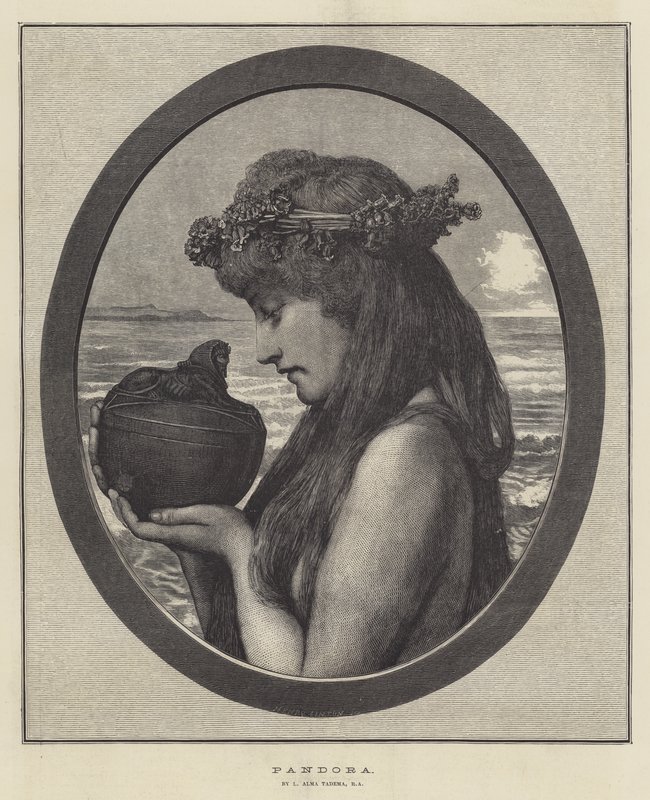 Pandora av Lawrence Alma-Tadema