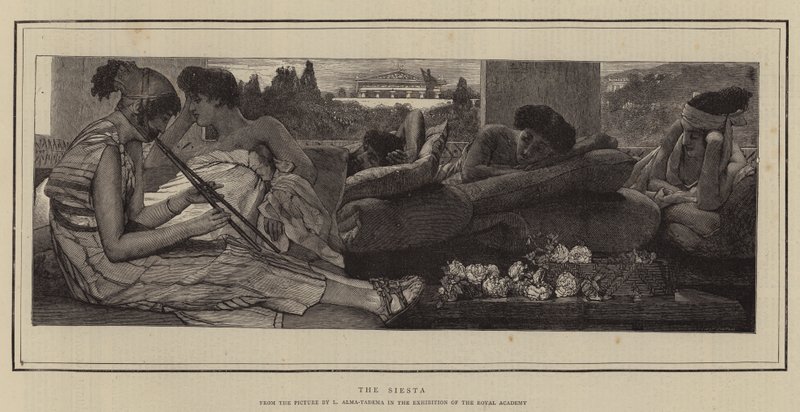 Siestaen av Lawrence Alma Tadema