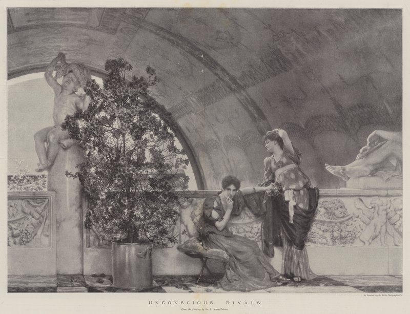 Bevisstløse rivaler av Lawrence Alma Tadema