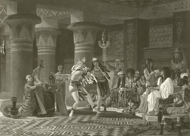 Tidsfordriv i det gamle Egypt av Lawrence Alma Tadema