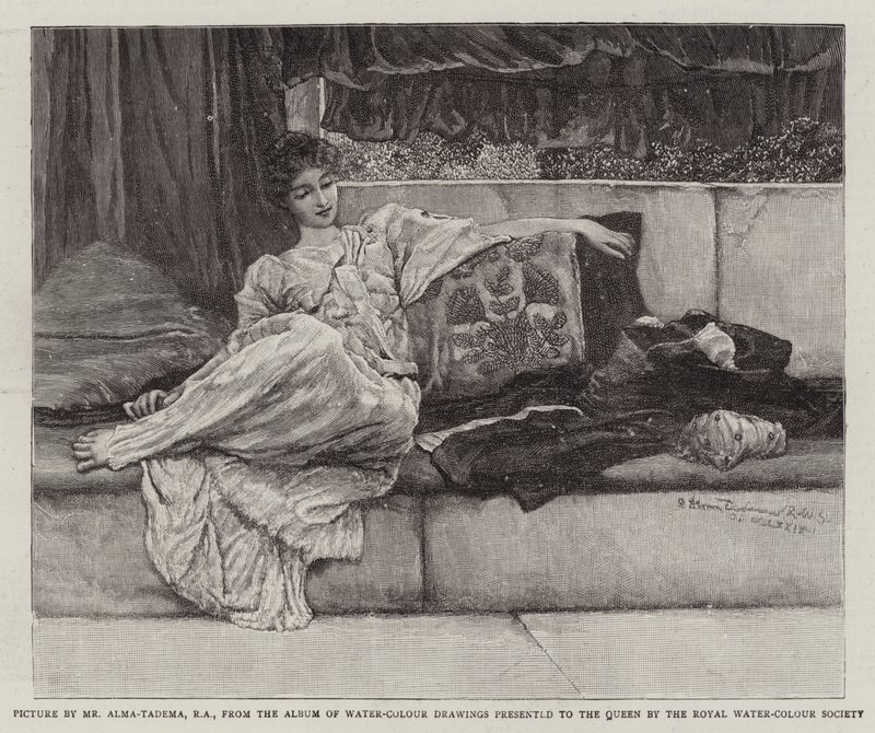 Hennes Majestet Dronningens jubileum av Lawrence Alma Tadema