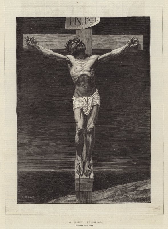 Le Christ, fra Paris-salongen av Leon Joseph Florentin Bonnat