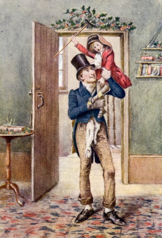 Illustrasjon for A Christmas Carol av Leonard Skeats