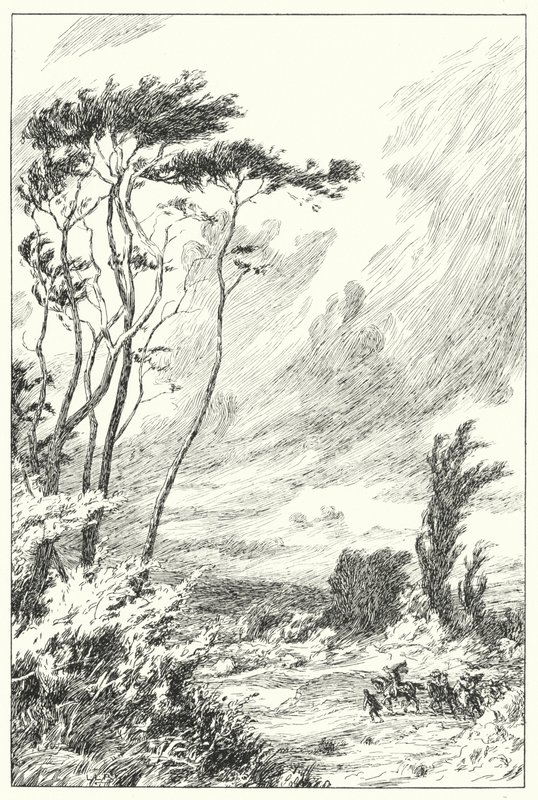 Arthur O'Bower har brutt bandet sitt (gravering) av Leonard Leslie Brooke