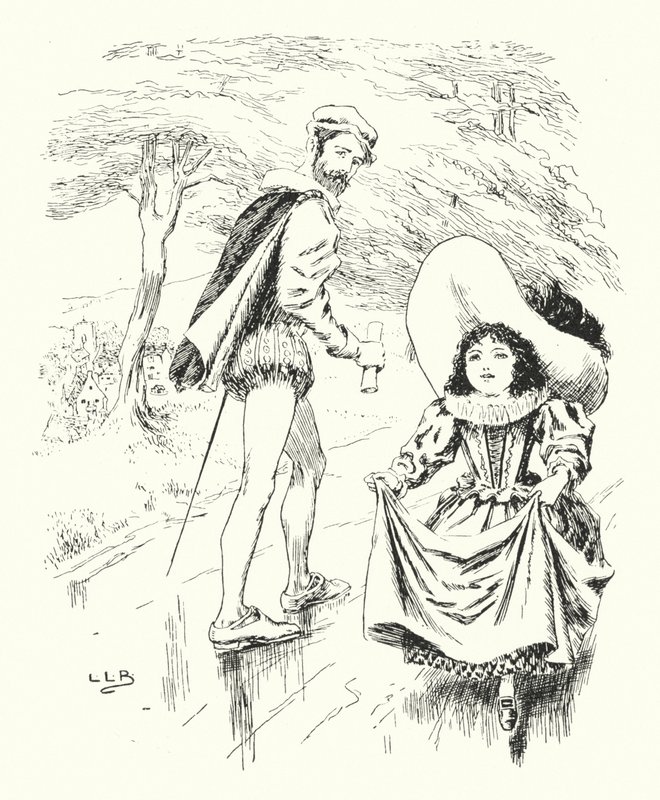 Da jeg skulle opp Pippin-hill, var Pippin-hill skitten (gravering) av Leonard Leslie Brooke
